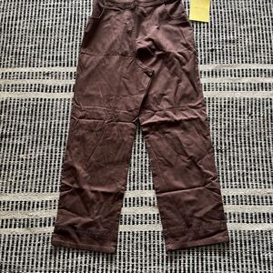 Denim & Co. size Medium Brown Womens Pants elastic waist NWT